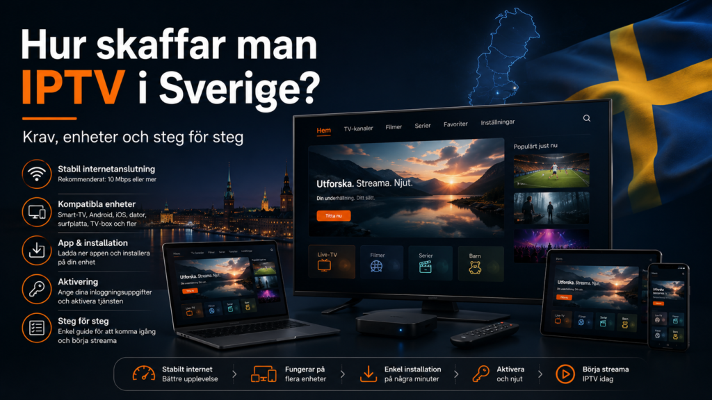 hur skaffar man iptv