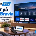 IPTV på Sony Bravia: appar, installation och Google TV-guide
